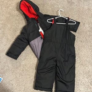 Boys 2t jacket and snowsuit set